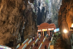stairs leading to the upper cave